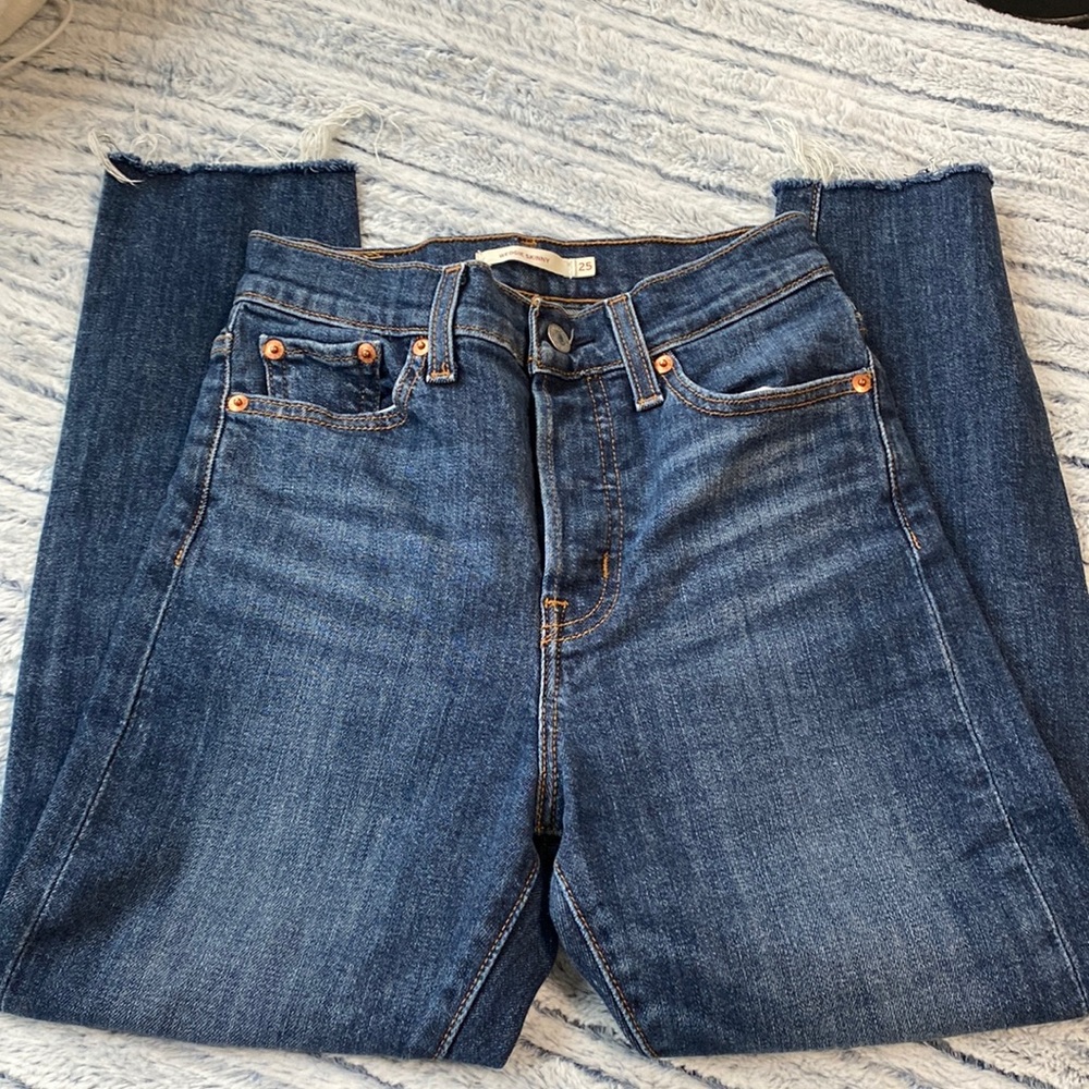 Levis wedgie skinny denim jeans